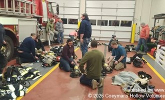 February 10 Drill Focuses on Air Pack Readiness