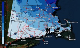 Bourne Officials Advise Residents to Prepare for Minor Snowfall and Possible Icy Conditions