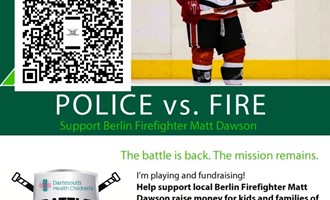 Berlin Firefighter to Compete in Battle of the Badges Hockey Fundraiser