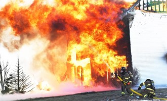 Wind-Driven Fire Destroys Hopkinton Home