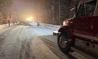 Glover Crews Respond to Head-On Crash on Route 16