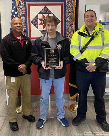 Panama City Recognizes Firefighters for Years of Service