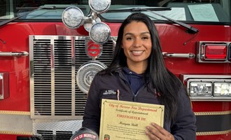Morrow Firefighter Makes Department History