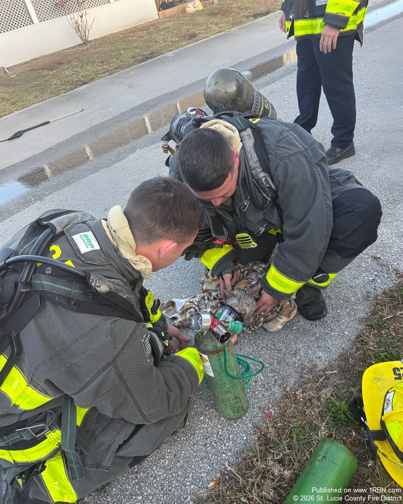 St. Lucie Crews Contain Port St. Lucie Fire