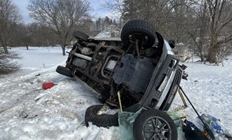 Angelica Fire and Rescue Responds to Rollover Crash with Injuries on Horner Road