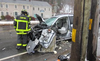 Canton Fire and EMS Extricates Trapped Occupant Following Route 44 Crash