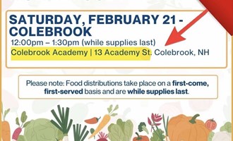 Location Change Announced for Mobile Food Pantry in Colebrook