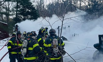 Tanker 61 Assists at Glocester Barn Fire