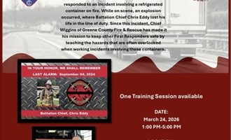 Sumter County to Host Refrigerated Container Training