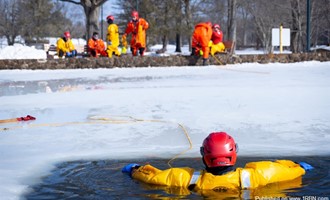 Chatham Firefighters Complete Ice Rescue Technician Training