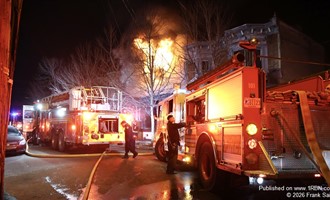 Camden Fire Rips Through Rowhome and Spreads to Two Others