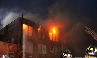 3 Alarm Fire in Vacant School Building
