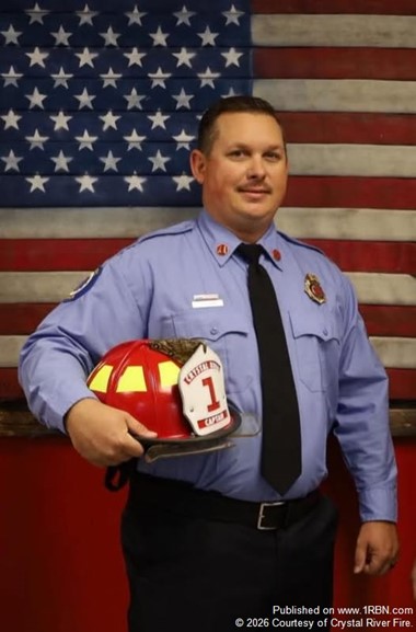 Captain Steve Cenko Marks One Year with Crystal River Fire