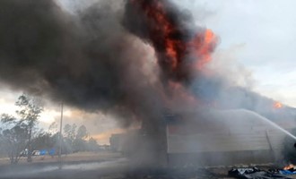 Volunteers Respond to Fully Involved Residential Fire