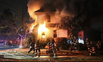 Firefighters Battle Westmont Blaze