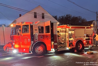 Luzerne Engine 2 operating at a 2nd alarm structure fire