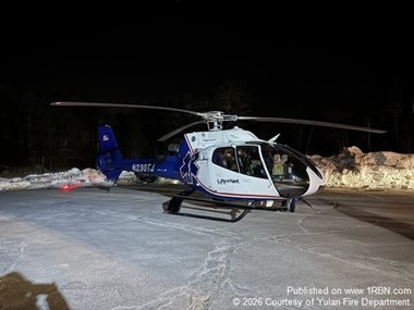 Yulan Crews Assist EMS with Medevac Operation