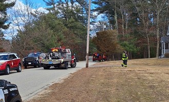 Brush Fire in Kingston MA