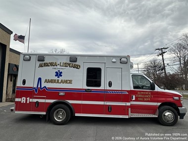 Aurora Fire Department Places New Ambulance Into Service