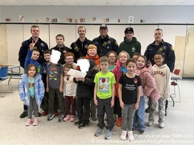 Crews Teach Fire Prevention at Norwich YMCA