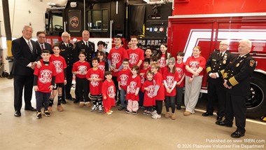 Plainview Volunteer Fire Department Celebrates Young “Hydrant Heroes” for Community Service