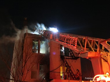 Fire on Sherman Place, Jersey City