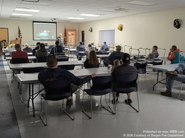 Bergen Firefighters Train on Traffic Safety