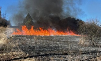 Firefighters Control Paynesville Hill Brush Fire March 9th