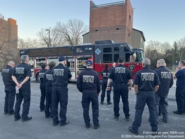 Crews Practice Decontamination Setup During Drill