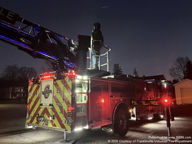 Franklinville Firefighters Train on Ladder Placement and Operations