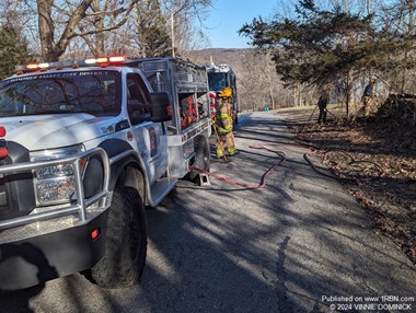 Brush Fire, Mountain View Ave. in Newburgh