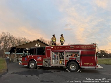Germantown Hose Company Conducts Water Supply Drill