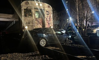 Train vs. Car Collision on West Main Street