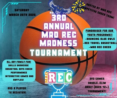 Madawaska Recreation Department Announces 3rd Annual “Mad Rec Madness” Basketball Tournament