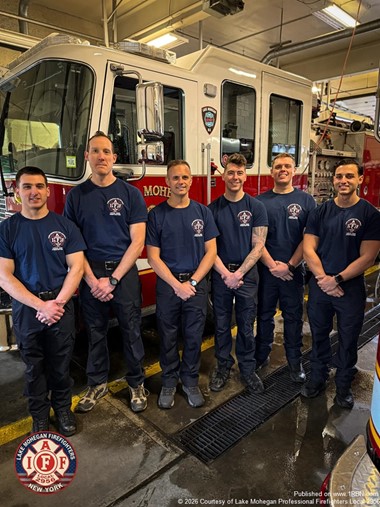 Largest Hiring Class in 20 Years Joins Lake Mohegan Fire District