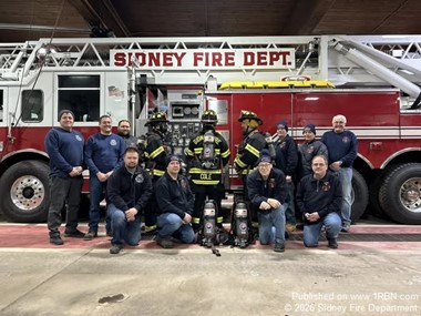 Sidney Fire Department Places New SCBA Equipment into Service