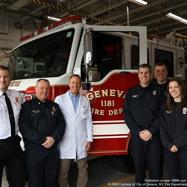 Geneva Fire Department Works with Finger Lakes Health Program