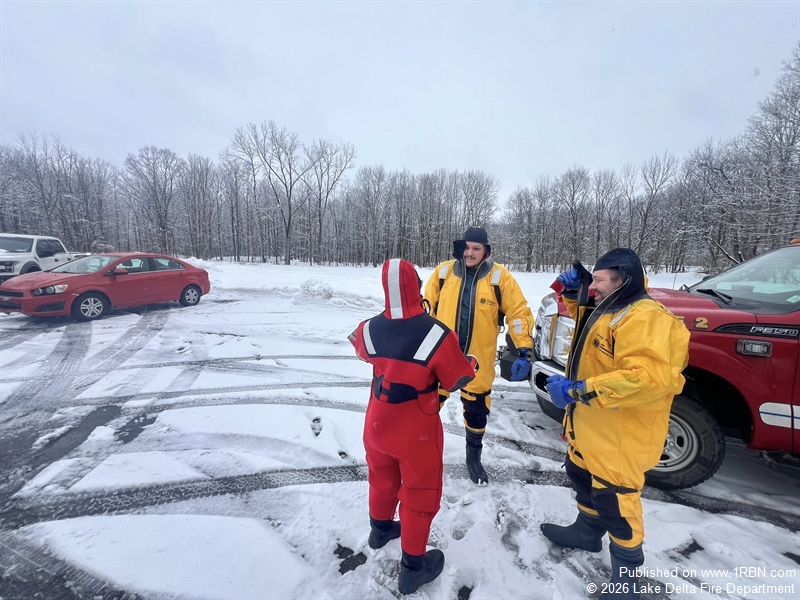 Six Members Successfully Complete Ice Water Rescue Technician Training