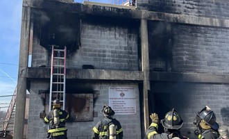 Audubon Fire Department Conducts Live Fire Training at West Chester Center