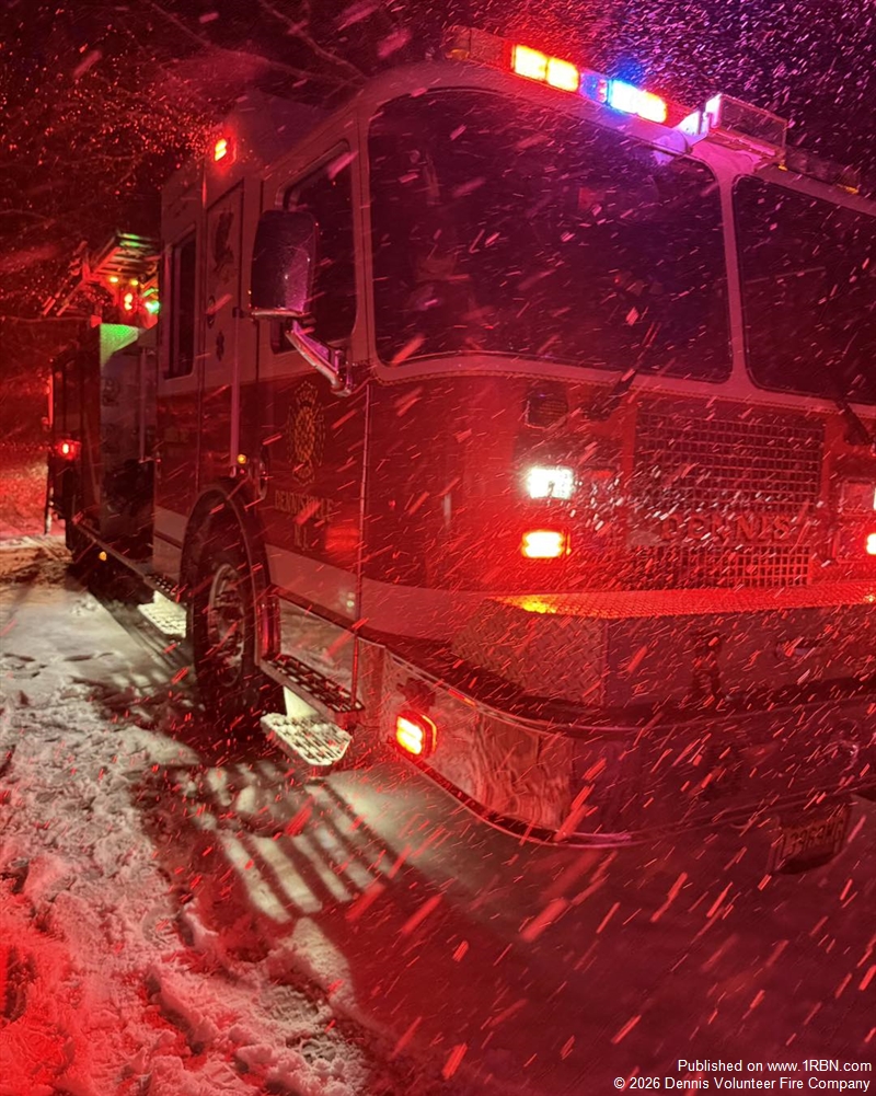 Dennis Fire Responds to Multiple Emergencies During Winter Storm