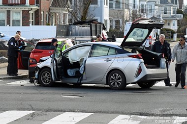 Accident, South & Vernon Streets in Waltham