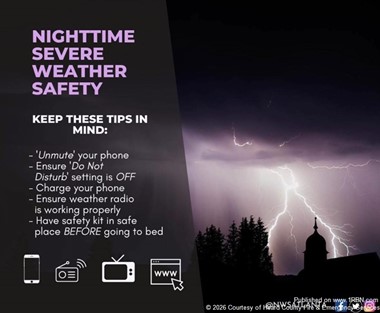 Heard County Officials Urge Overnight Severe Weather Preparedness