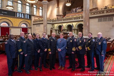Volunteer Firefighters Meet Lawmakers at State Capitol