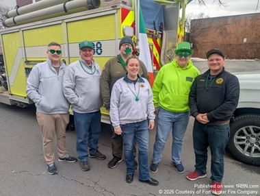 Fort Hunter Fire Company Marches in St. Patrick’s Day Parades