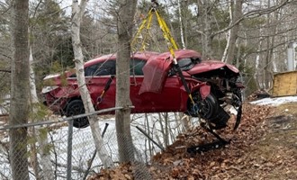 Vehicle Falls into Sabattus River in Lisbon; Driver Escapes with Minor Injuries