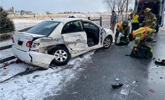Accident w/ confinement in Honey Brook Twp.