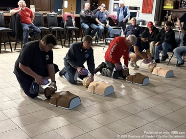 Garden City Fire Department Holds Cardiac Emergency Training