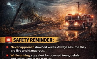 Wind Conditions Keep Kendall Fire Department Busy