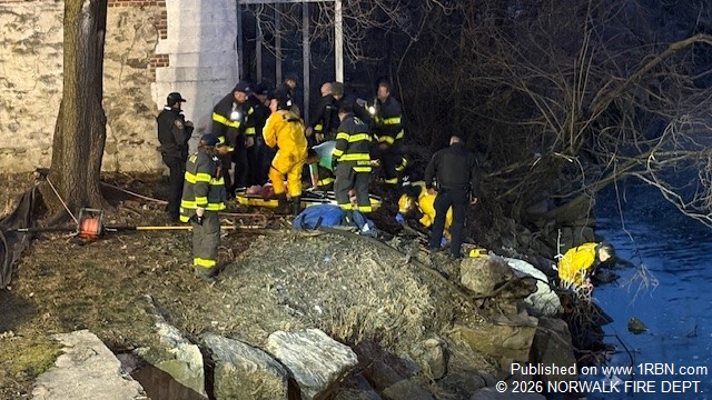 Firefighters Rescue Woman Found Floating in Norwalk River