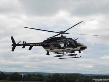 PSP- Pennsylvania State Police helicopter
